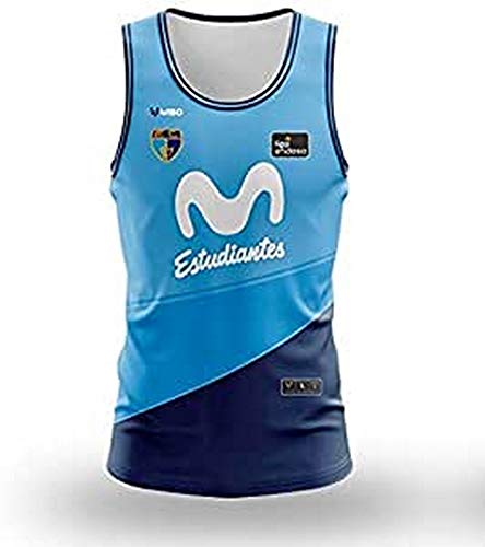 Movistar Estudiantes 1ª Equipación 20-21 Camiseta Juego, Unisex Adulto, Azul, 2XL