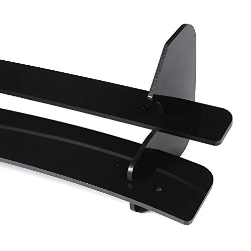 NADAENQ Spoiler De Labios, Cubierta De Protección para Volkswagen para VW para Golf MK 7.5 Rbalck Car Trasero Difusor De Parachoques Y Difusor del Divisor Lateral Trasero