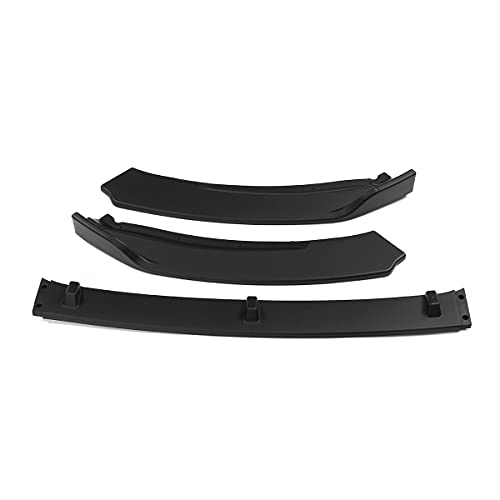 NADAENQ Spoiler DE Lips, para Skoda Octavia 2015-2019 Black/Carbon Look 3PCS Frontal Delantero del Motor Difusor Difusor Protector Protector Kit De Cuerpo,Matte Black