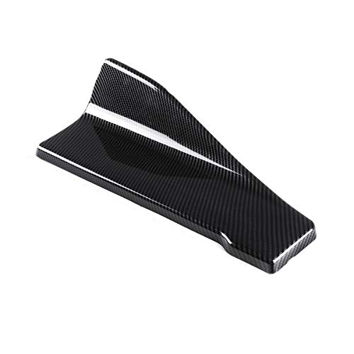 NADAENZU Difusor Spoiler, 2pcs 35cm / 48cm Coche Universal Falda de Lado y Cola Espolvoree Splitter Winglet Delantales Fibra de Carbono,35cm