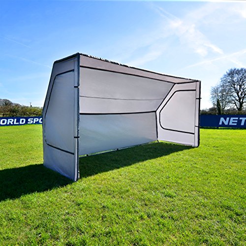 Net World Sports Banquillo Portátil para Jugadores Suplentes | Caseta Impermeable para Equipos (Banco Opcional de 8 Plazas) (Sin Banco)