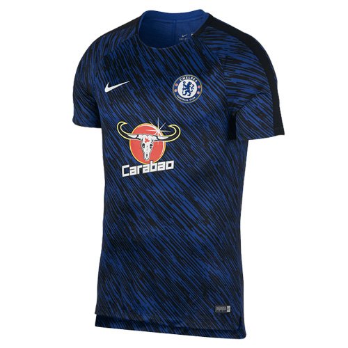 NIKE CFC M Dry Sqd SS Gx Camiseta de Equipación, Hombre, Azul enérgico, 2XL