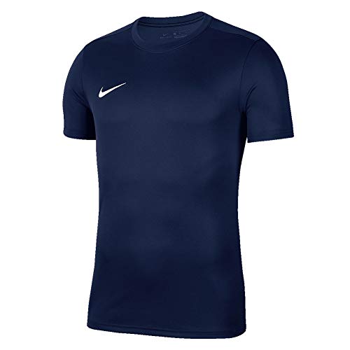 NIKE Y Nk Dry Park VII JSY SS Camiseta de Manga Corta, Unisex niños, Midnight Navy/White, M