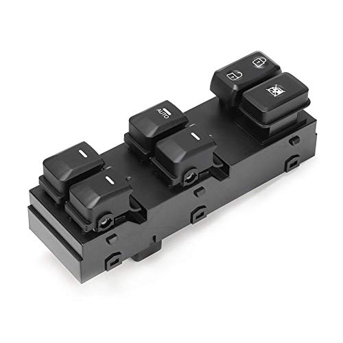 Nikou Botón del Interruptor del elevalunas eléctrico Delantero Izquierdo Compatible con Kia Sportage 2011-2016 93570-3W450