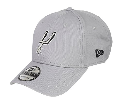 Nueva Era Hombres de la NBA equipo 9 FORTY San Antonio Spurs producto oficial equipo color gorra de béisbol, tamaño único), color gris