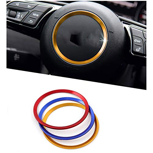 OceanAutos Para Audi A4 B6 B8 B9 A6 C5 A3 A5 Q5 Q7 S3 S4 TT, Car Sline Logo Volante Centro Insignia Pegatinas Decorativas Cubierta   Accesorios