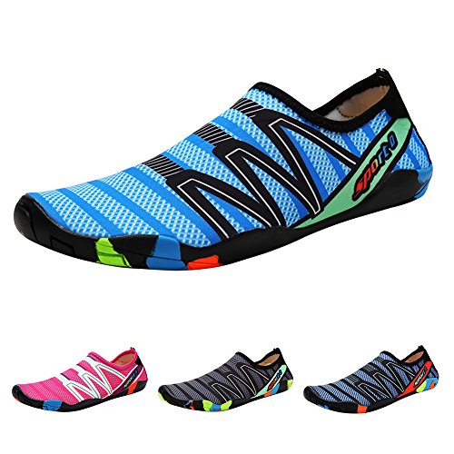 Padgene Zapatillas de Agua de Material Sintético Unisex Adulto Nuevos Zpatos de Ntación /Pies Atideslizantes Beach Zapatos/ de Bceo Ocio Outdoor, 39