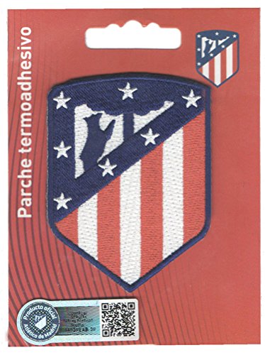 PARCHE OFICIAL TERMOADHESIVO BORDADO TELA ATLETICO DE MADRID WANDA 5,5 X 7,5 CM