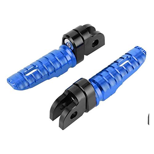 Pie Clavijas Apto Para Y&amaha MT-03 MT-25 MT-07 MT-09 R3 XJ6 Accesorio Motocicleta Reposapiés Delanteros Para Motocicleta, Pares Delanteros Izquierdo Derecho Estriberas (Color : B)