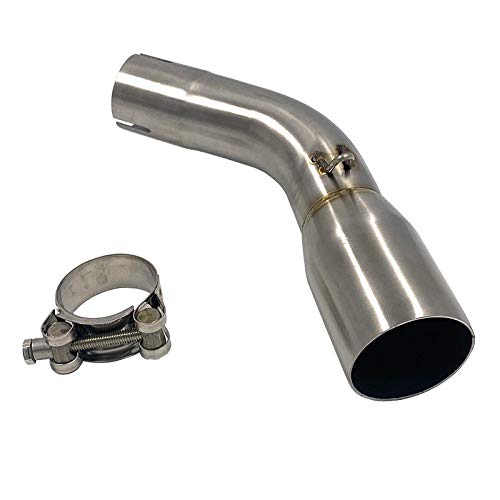 PUXINGPING- Accesorios for Motocicletas Muffler Muffler Conexión modificada Pipa de Enlace intermedio for Suzuki SV650 SV650X (Color : Silver)