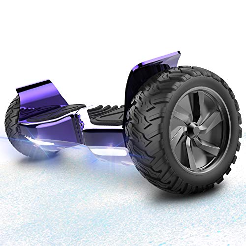 RCB Hoverboards Scooter Eléctrico de Auto-Equilibrio - Estándar de la UE - Off Road Patinete Eléctrico Todo Terreno Hummer de 8.5 Pulgadas con Bluetooth LED Motor Potente 2 * 350W