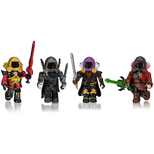 Roblox Dominus Dudes Four Figure Pack [Incluye Exclusivo artículo Virtual] (Jazwares ROB0306)