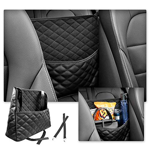 RUIYA Seat Ibiza/Arona Organizador de Bolsa de Almacenamiento Decoración Interior Automotriz Accesorios para Automóviles 2020 Update (Negro)