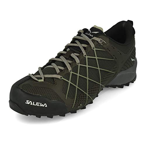 Salewa MS Wildfire, Zapatos de Senderismo Hombre, Negro (Black Olive/Siberia), 42 EU