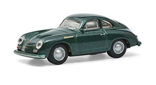 Schuco 452658000 Porsche 356A Coupé Carrera, Escala 1:87, Verde Metalizado