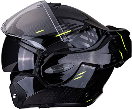 Scorpion Exo Tech Pulse Casco Moto, Hombre, Negro, XXL