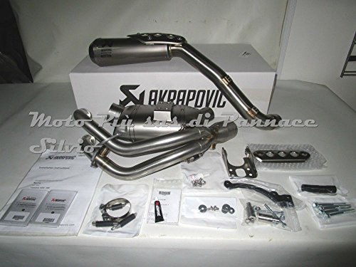 Sistema de escape completo AKRAPOVIC elevado YAMAHA XSR 700 2015 2016 2017 2018