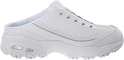 Skechers Sport Women's No Limits Slip-On Mule - Zapatillas deportivas, Blanco (D Lites Bright Sky White), 38 EU