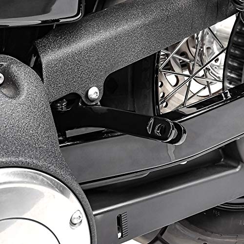 Soporte de estriberas de Pasajero para Harley-Davidson Dyna Low Rider 06-16 Negro