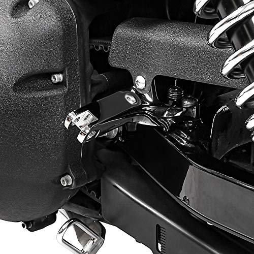 Soporte de estriberas de Pasajero para Harley-Davidson Dyna Low Rider S 16-17 Cromo