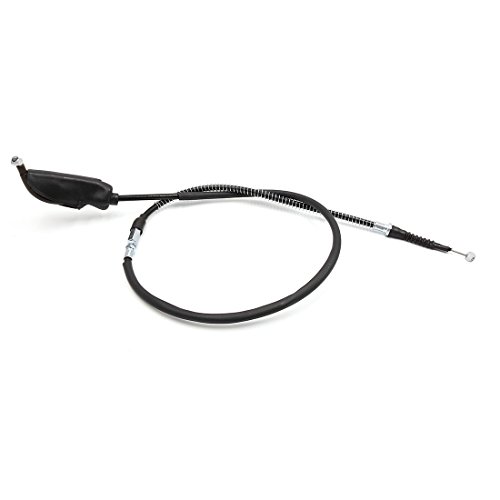 sourcing map 120cm Cable del Embrague para Moto YBR125 Alambre Revestido de Goma Camisa Negra