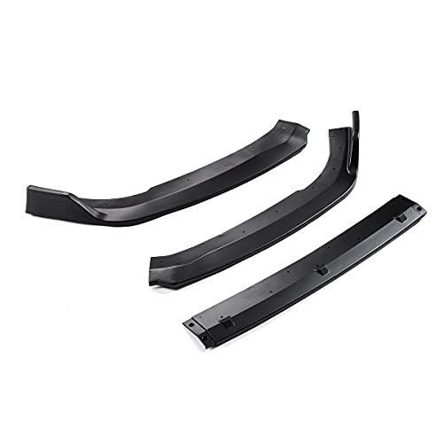 Spoiler de labios, para Honda para Accord Modelo 4DR 2018-2019 3 Piezas delanteras delanteras de parachoques del coche Difusor de labios Difusor de protección Kits del cuerpo encaja,C matte black