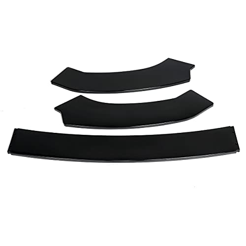 Spoiler DE Lips, DIFUSOR para Ford para FOKUS para FOKO para Fiesta para CIVICAR para EL CONCEGÍDO para Subaru FOR VW Golf MK5 6 7AUTO Splitter Delantero Delantero,Negro