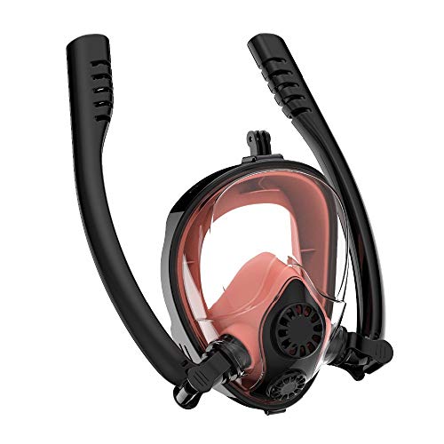 STHfficial Nueva Máscara De Buceo Máscara De Buceo Submarino Anti Niebla Máscara De Snorkel De Cara Completa Mujeres Hombres Niños Natación Snorkel Equipo De Buceo,A-S/M