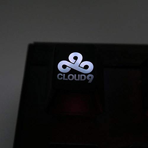 Teclado mecánico Personality Keycaps transparente para Csgo Dota2 Edg We Clg Lgd Navi Fantic Team R4 Altura Esc F Area, Cloud 9