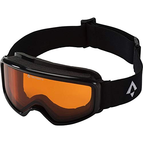 Tecno Pro Unisex Pulse S – Gafas de esquí, Otoño-Invierno, Unisex, Color Negro, tamaño Talla única
