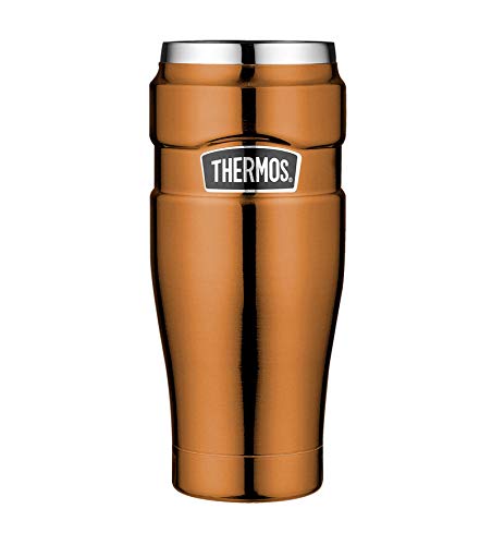 THERMOS Stainless King 4002.215.047 - Vaso térmico para llevar (470 ml, apto para lavavajillas, hermético, 7 horas calientes, 18 horas frías, sin BPA)