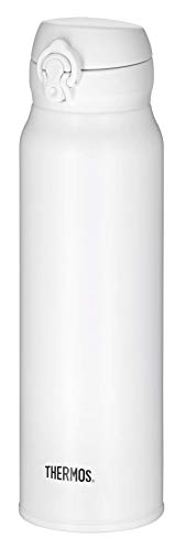 THERMOS Termo de acero inoxidable ultraligero, color blanco, 750 ml, muy ligero, 275 g, 4035.211.075, apto para lavavajillas, 10 horas de calor, 20 horas de frío, sin BPA