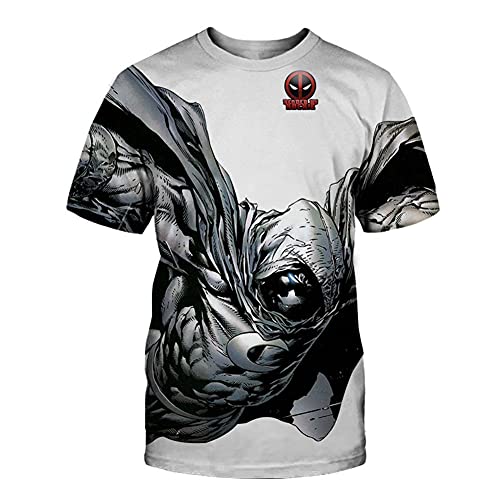 Towel Rings Vengadores Camiseta Hombre Anime Capitán América Impresión Digital 3D Pareja Casual Manga Corta