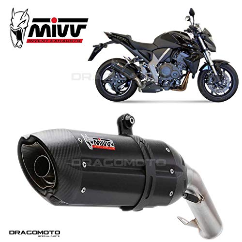 Tubo Escape CB 1000 R 2016 Suono MIVV Acero Negro -