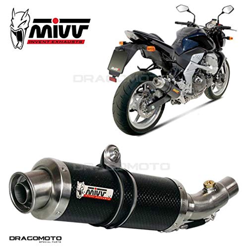 TUBO ESCAPE MIVV KAWASAKI Z 750 Z750 GP CARBONO 2007 2008 2009 2010 2011 2012 2013 2014