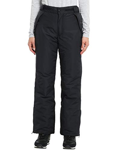 Ultrasport Arlberg Pantalones de esquí, Unisex niños, Negro, Medium