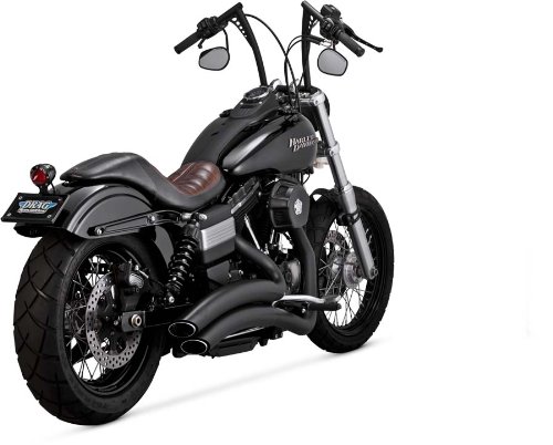 Vance & Hines escape Super Radius negro Harley Davidson Dyna 2006-2014