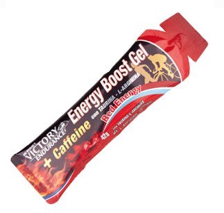 Victory Endurance Gel Energy Boost 12 x 42g Red Energy Cafeína