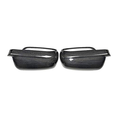 WENYOG La Fibra de Carbono patrón ABS opinión de Lado Trasero Cubierta del Espejo del reemplazo for Bora Golf IV 4 MK4 1998-2009 Cubierta De Retrovisor