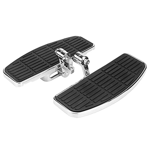 XMMT Estriberas traseras delanteras ajustables cromadas para Harley Dyna Wide Glide Softail Fatboy Sportster 883 1200