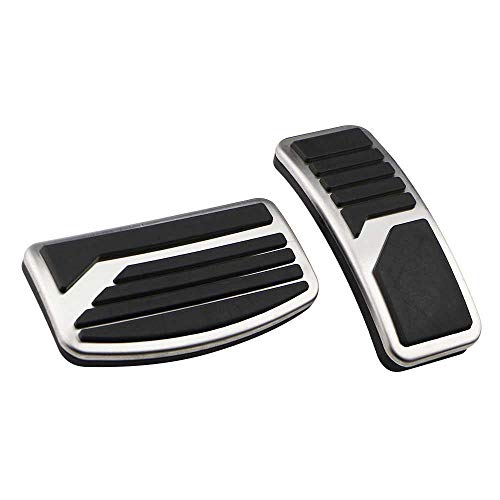 XQRYUB Cubiertas de la Almohadilla del pie del Pedal del Freno del Embrague del Coche, aptas para Mitsubishi ASX Outlander Eclipse Cross Pajero Lancer