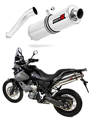 XT 660 Z TENERE Escape Moto Deportivo Redondo Silenciador Dominator Exhaust Racing Slip-on 2008 2009 2010 2011 2012 2013 2014 2015 2016