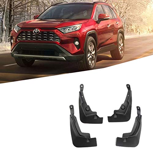 XWW Guardabarros De Coche para RAV4 2019 2020 Accesorios 4 Piezas Guardabarros Delantero Trasero Guardabarros