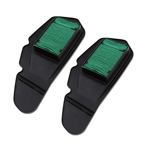 2pcs Green Set - Elemento De Filtro De Aire De Motocicleta Limpiador Para Honda PCX 150