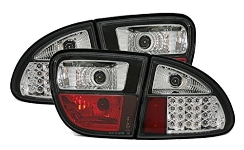 AD Tuning Juego de Faros Traseros LED, Color Negro