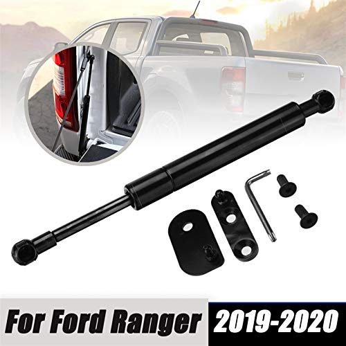 Amortiguadores de Gas Pantalón Trasero De La Puerta Trasera De Acero De Acero Del Cochecito De La Puerta Trasera Desacelere Las Barras De Puntal Fáciles Para Ford Ranger 2019 2020 Elevador Frontal Del