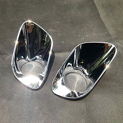 BAISHENG ABS Chrome Car Faro antiniebla Delantero Marco de luz Cubierta de Ajuste, para Jeep Cherokee KL 2014 2015 2016 2017 2018