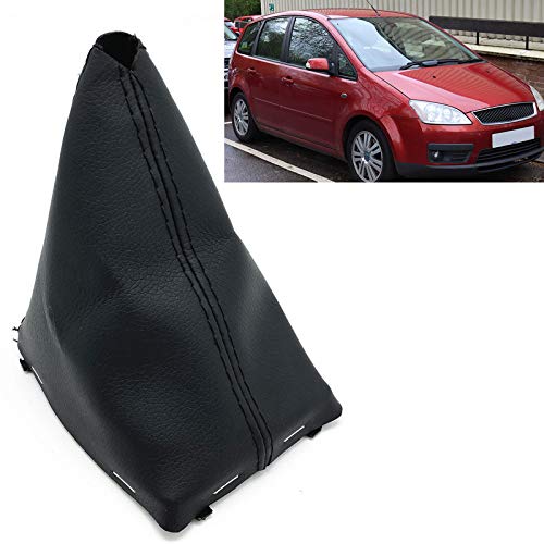 BYWWANG Para Ford Focus MK2 Titanium C MAX 2003-2011, Perilla de Cambio de Marchas Manual para Coche, Palanca, Polaina, Funda para Cuello