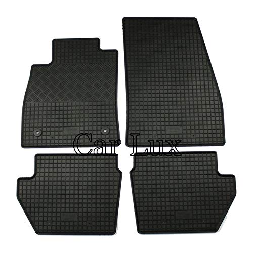 Car Lux AR03844 - Alfombras Alfombrillas de Goma a Medida para Ford Puma Desde 2019-