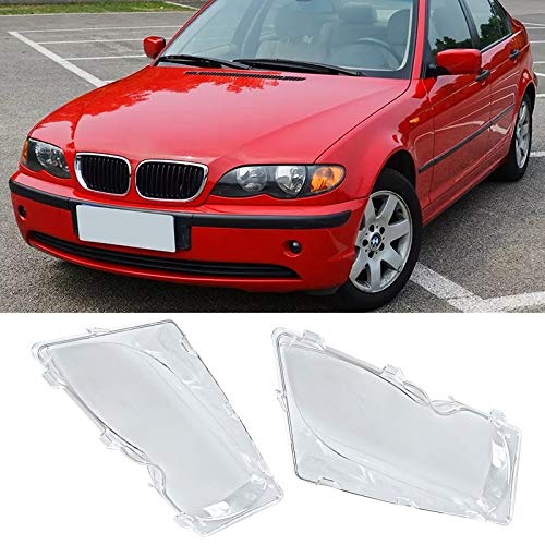 Carcasa de Faro de Coche Cubierta del Faro Lense 2017 Faro Caso Automóviles Fit For BMW E46 E90 E30 Faro Shell Cubierta de Cristal del Faro de la Linterna de la Lente Lente Kit